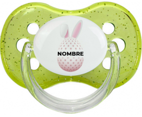 Diseño-18 Huevo de Pascua con nombre: Chupete Cereza