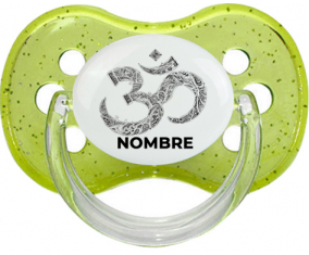 Om aum Sánscrito diseño-2 con nombre: Chupete Cereza