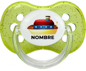 Juguetes de juguete Diseño de barco-1 con nombre: Chupete Cereza