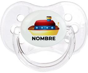 Juguetes de juguete Diseño de barco-1 con nombre: Chupete Cereza