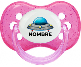 Juguetes de platillo volador Rocket con nombre: Chupete Cereza