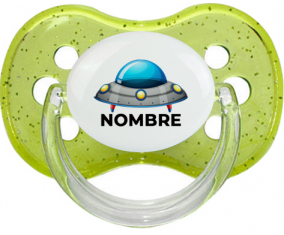 Juguetes de platillo volador Rocket con nombre: Chupete Cereza