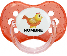 Juguetes de juguete Gallina con nombre: Chupete Cereza