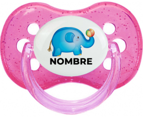 Juguetes de juguete elefante con nombre: Chupete Cereza