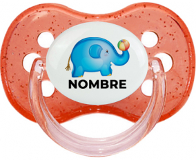 Juguetes de juguete elefante con nombre: Chupete Cereza