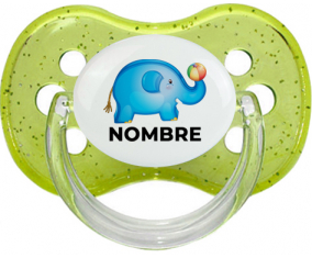 Juguetes de juguete elefante con nombre: Chupete Cereza