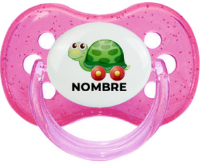 Juguetes de juguete tortuga con ruedas con nombre: Chupete Cereza