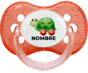 Juguetes de juguete tortuga con ruedas con nombre: Chupete Cereza