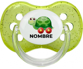 Juguetes de juguete tortuga con ruedas con nombre: Chupete Cereza