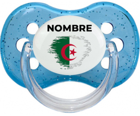 Efecto pincel de bandera Argelia con nombre: Chupete Cereza personnalisée