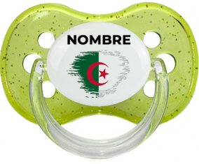 Efecto pincel de bandera Argelia con nombre: Chupete Cereza