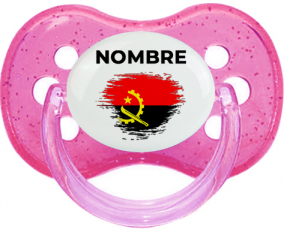 Bandera del efecto pincel de Angola con nombre: Chupete Cereza