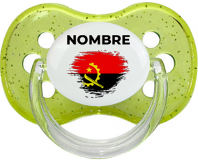 Bandera del efecto pincel de Angola con nombre: Chupete Cereza