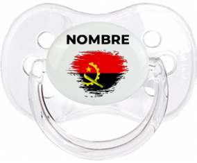 Bandera del efecto pincel de Angola con nombre: Chupete Cereza