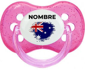 Bandera del efecto pincel de Australia con nombre: Chupete Cereza