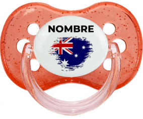 Bandera del efecto pincel de Australia con nombre: Chupete Cereza