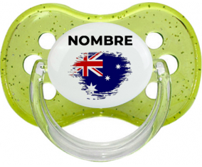 Bandera del efecto pincel de Australia con nombre: Chupete Cereza
