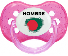 Bandera del efecto pincel de Bangladesh con nombre: Chupete Cereza