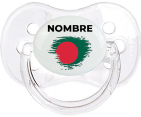 Bandera del efecto pincel de Bangladesh con nombre: Chupete Cereza