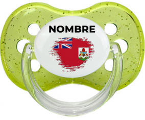 Bandera del efecto pincel de las Bermudas con nombre: Chupete Cereza