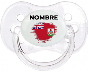 Bandera del efecto pincel de las Bermudas con nombre: Chupete Cereza