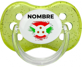 Bandera del efecto pincel de Burundi con nombre: Chupete Cereza