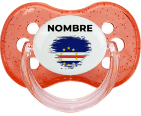 Bandera de pincel de Cabo Verde con nombre: Chupete Cereza