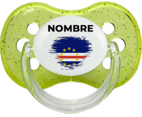 Bandera de pincel de Cabo Verde con nombre: Chupete Cereza