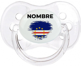 Bandera de pincel de Cabo Verde con nombre: Chupete Cereza