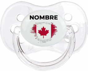 Bandera del efecto pincel de Canadá con nombre: Chupete Cereza