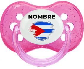 Cuba cepilla bandera efecto con nombre: Chupete Cereza