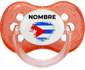Cuba cepilla bandera efecto con nombre: Chupete Cereza