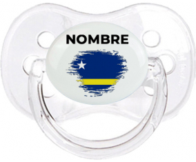 Bandera del efecto pincel Curazao con nombre: Chupete Cereza