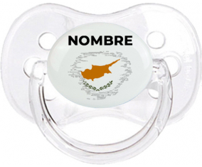 Bandera del efecto pincel chipriota con nombre: Chupete Cereza