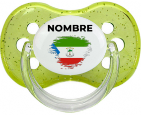 Efecto pincel de bandera Guinea Ecuatorial con nombre: Chupete Cereza