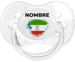 Efecto pincel de bandera Guinea Ecuatorial con nombre: Chupete Cereza