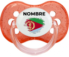 Bandera de efecto pincel eritrea con nombre: Chupete Cereza
