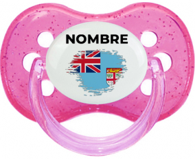 Bandera del efecto pincel de Fiji con nombre: Chupete Cereza