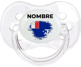 Bandera de efecto de pincel french southern lands con nombre: Chupete Cereza