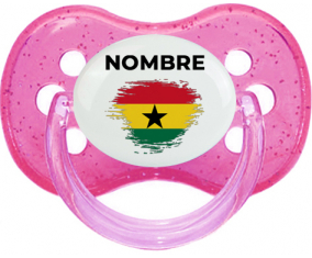 Bandera del efecto pincel de Ghana con nombre: Chupete Cereza