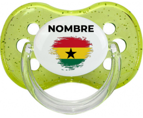 Bandera del efecto pincel de Ghana con nombre: Chupete Cereza
