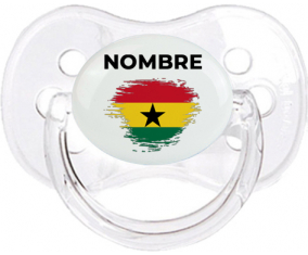 Bandera del efecto pincel de Ghana con nombre: Chupete Cereza
