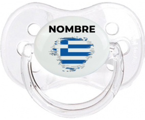 Bandera de efecto pincel griego con nombre: Chupete Cereza