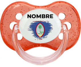 Bandera del efecto cepillo de Guam con nombre: Chupete Cereza