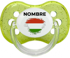 Efecto pincel de bandera Hungría con nombre: Chupete Cereza