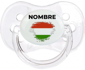 Efecto pincel de bandera Hungría con nombre: Chupete Cereza