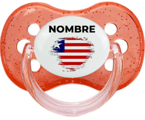 Bandera del efecto pincel de Liberia con nombre: Chupete Cereza