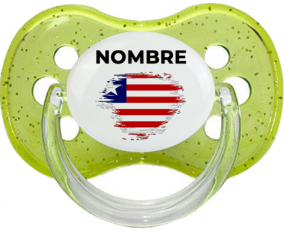 Bandera del efecto pincel de Liberia con nombre: Chupete Cereza