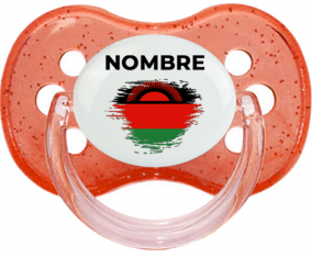 Bandera del efecto pincel de Malawi con nombre: Chupete Cereza