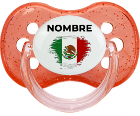Bandera del efecto pincel méxico con nombre: Chupete Cereza